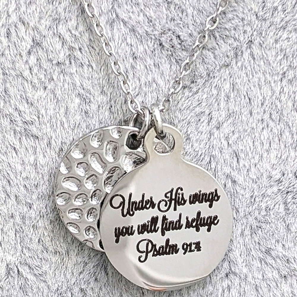 Christian Bible Verse Scripture Necklace